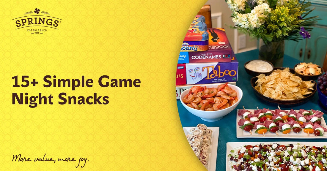 15+ Simple Game Night Snacks