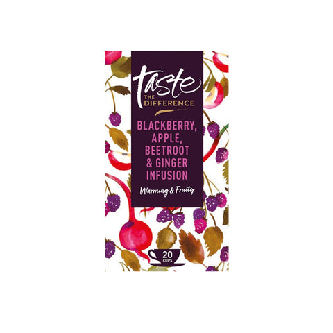 Sainsbury's Blackberry, Apple, Beetroot & Ginger Infusion Tea Bags 20s