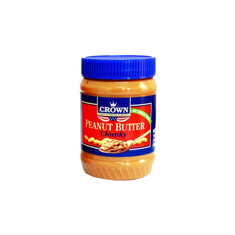Crown Peanut Butter Chunky 340g..