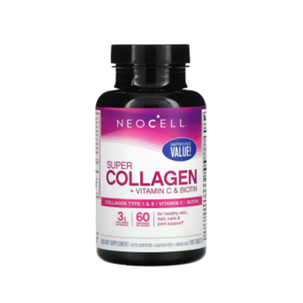 NeoCell Super Collagen Vitamin C & Biotin Tab 180s
