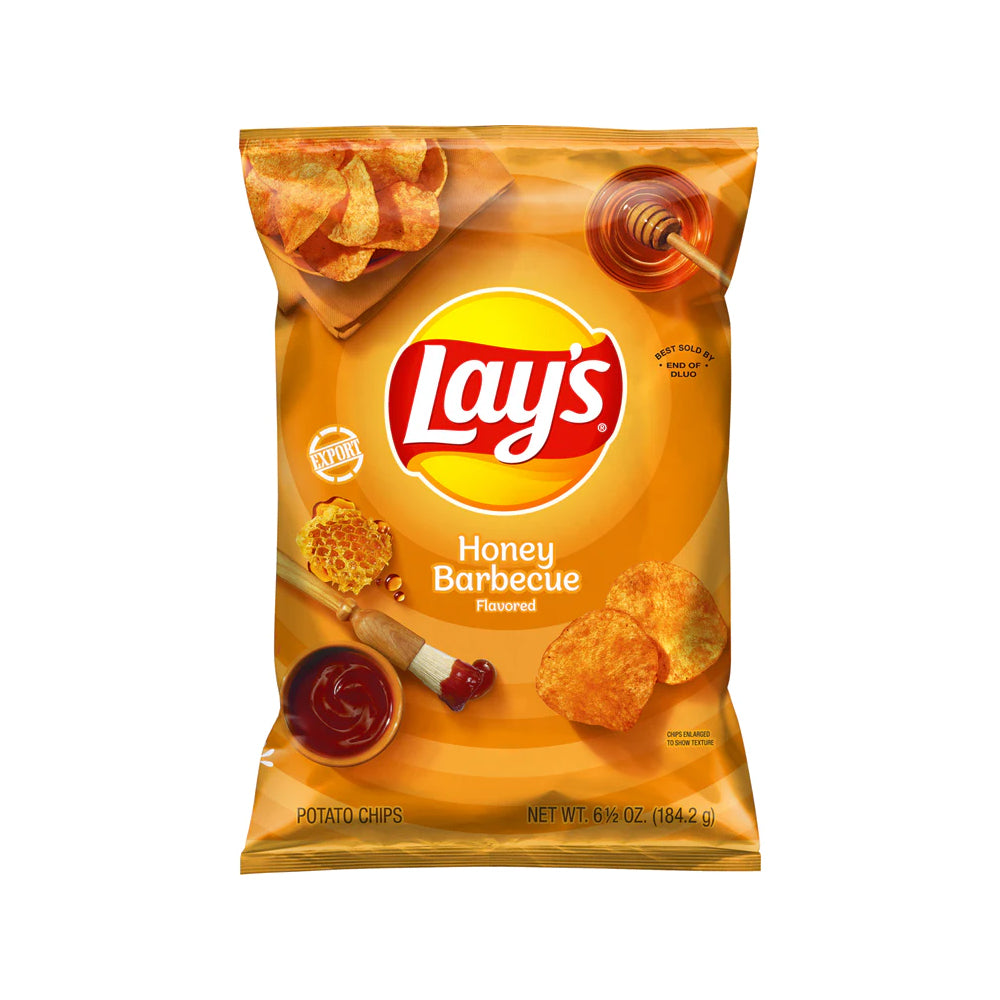 Lays Honey & Barbecue Potato Chips 184.2g