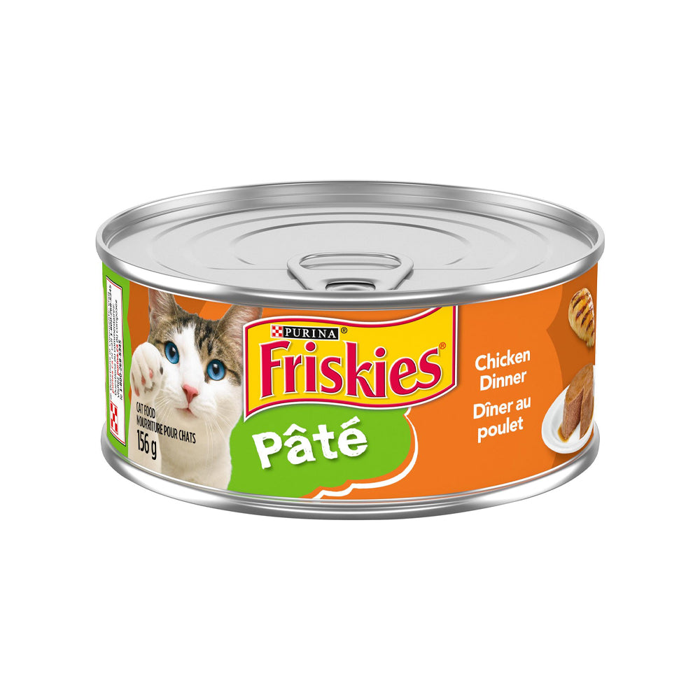 Friskies Pate Chicken & Tuna Dinner Tin 156g