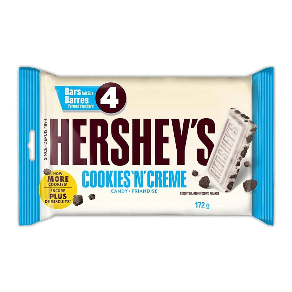 Hersheys Cookies N' Creme Chocolate Bars 172g