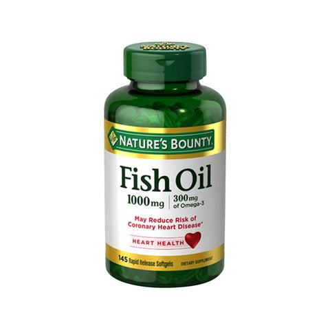 Nature's Bounty Fish Oil 1000mg 145 Soft Gels