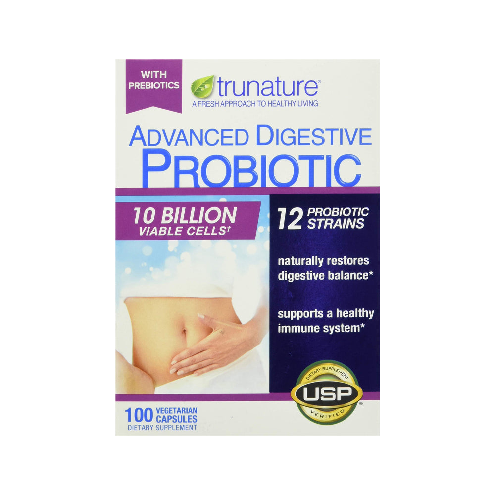 Trunature Advanced Digestive Probiotic Capsules 100s