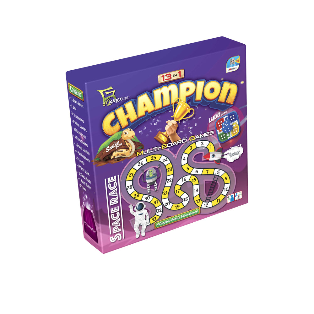Gamex Cart Champion 13 In 1 Board Game