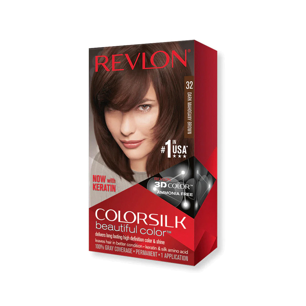 Revlon Color Silk 32 Dark Mahogany Brown