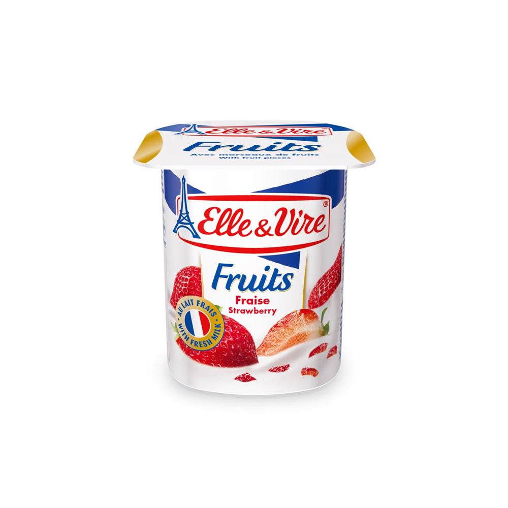Elle & Vire Yogurt Fraise Strawberry 125g