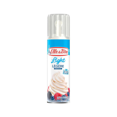 Elle & Vire Whipped Cream Light Spray 250g