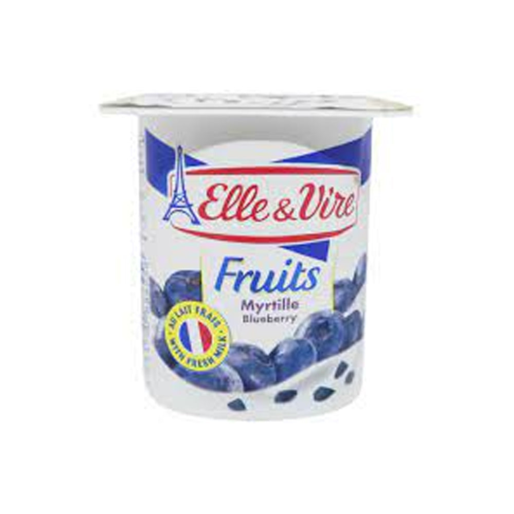 Elle & Vire Yogurt Blueberry 125g