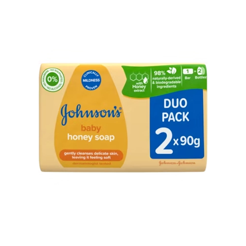Johnson Baby Honey Soap 2x90g Promo Pack