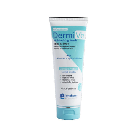 Dermive Moisturizing Face And Body Wash 100ml