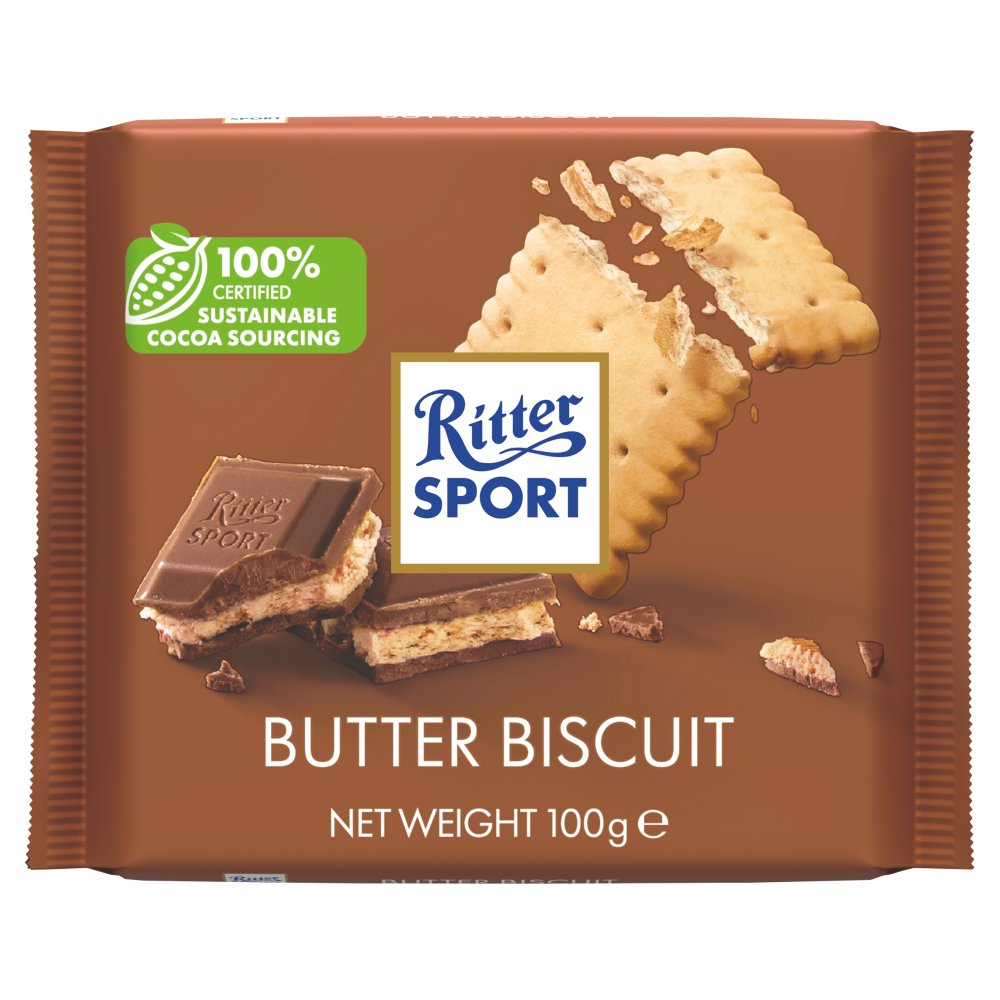Ritter Sport Butter Biscuit 100g Imp
