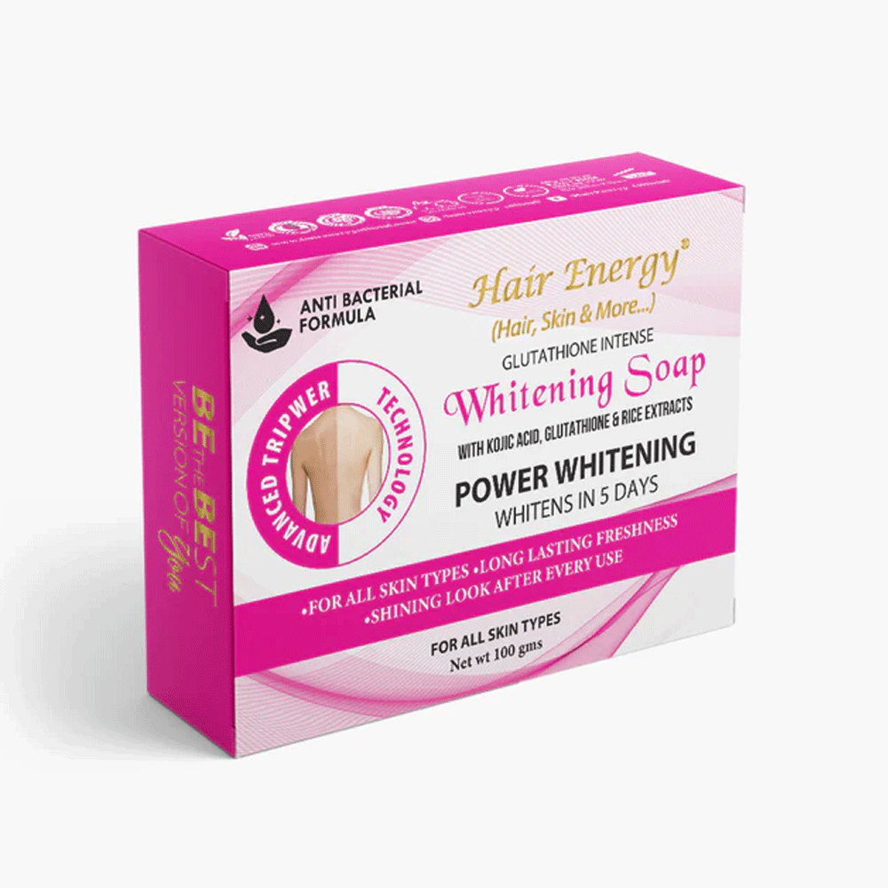 Hair Energy Glutathione Whitening Soap 100gm Springs Hair Energy Glutathione Whitening Soap 100gm Springs