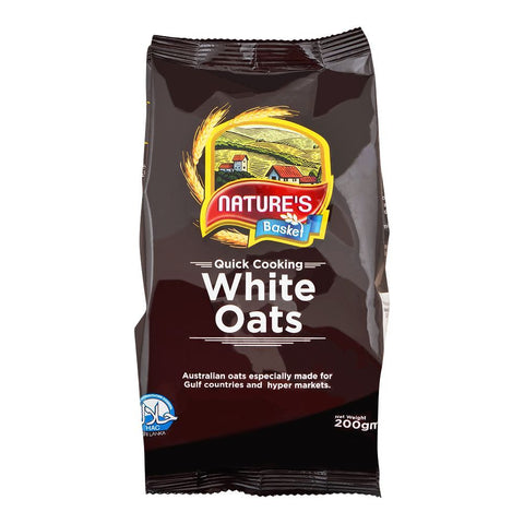 Nature's Basket Quick Cooking White Oats 200g