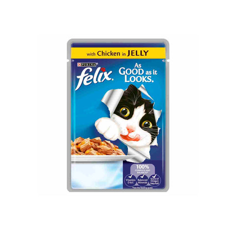 Felix Orignal Chicken In Jelly 100g