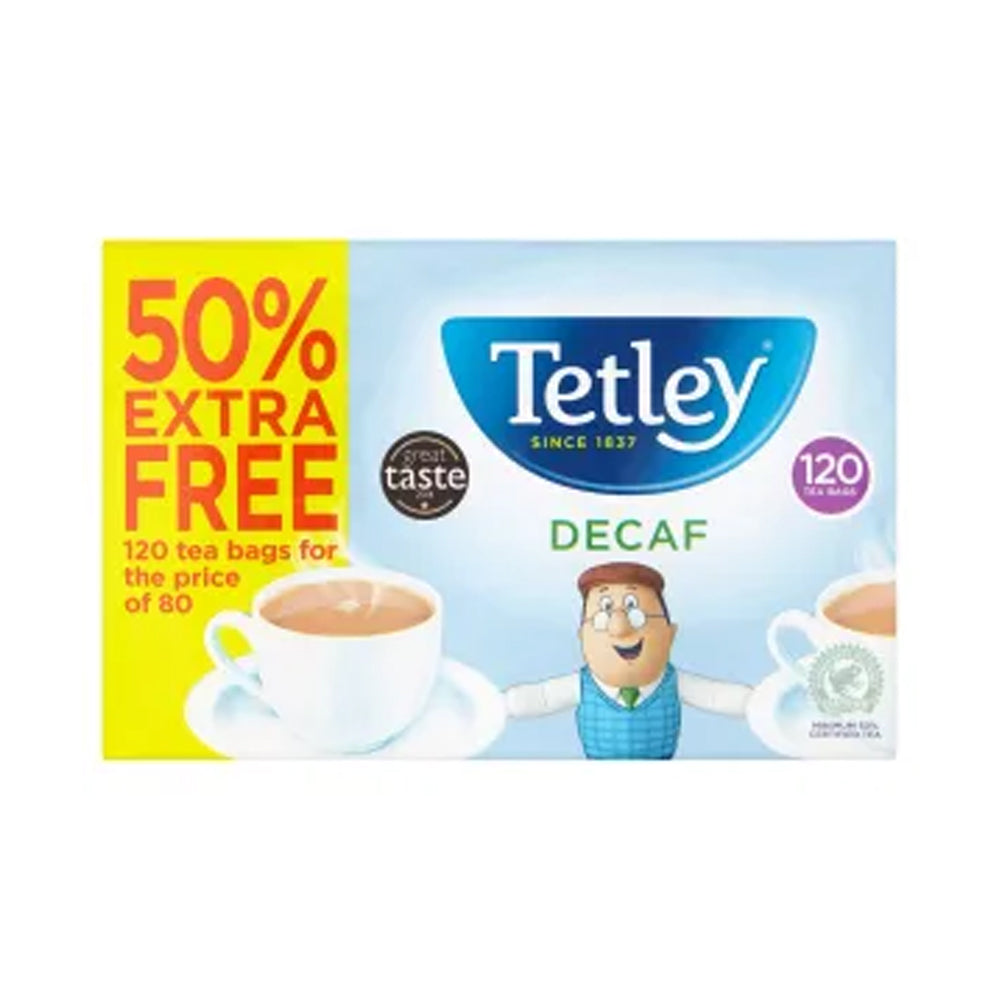 Tetley Decaf Tea Bags 120s
