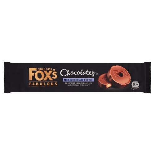 Fox's Chocolatey Milk Chocolate Rounds Biscuits 130g