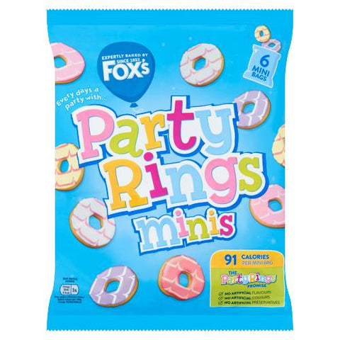 Fox's Party Rings Minis 6x21g