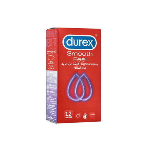 Durex Smooth Feel Condoms 12s