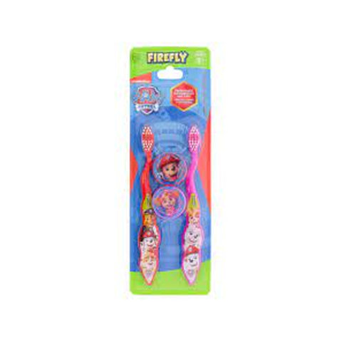 Firefly Paw Patrol With Twin Travel Caps Toothbrush
