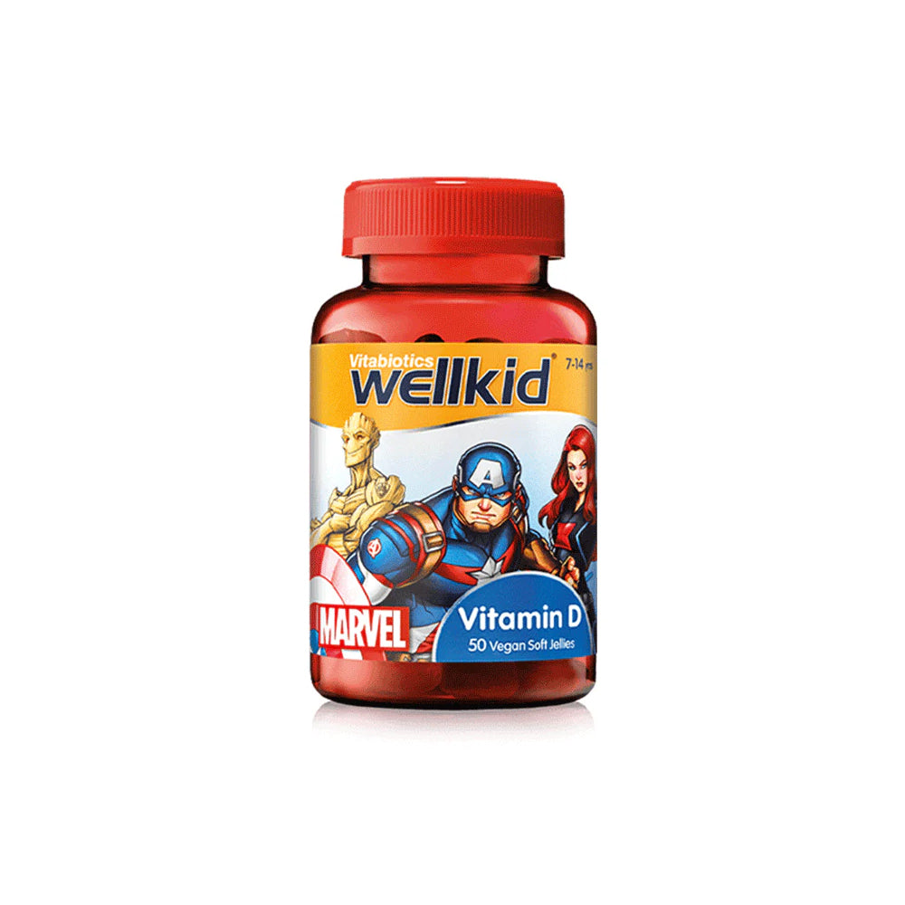 Vitabiotics Wellkid Marvel Vitamin D Gummies 50s