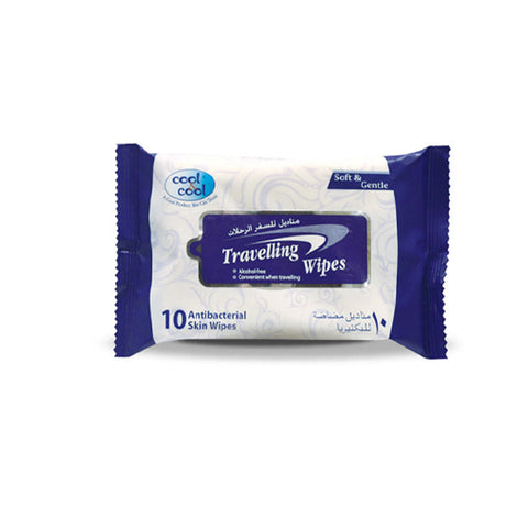 Cool & Cool Travelling Wipes 10s