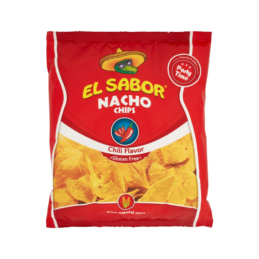 El Sabor Nacho Chips Chili 225g