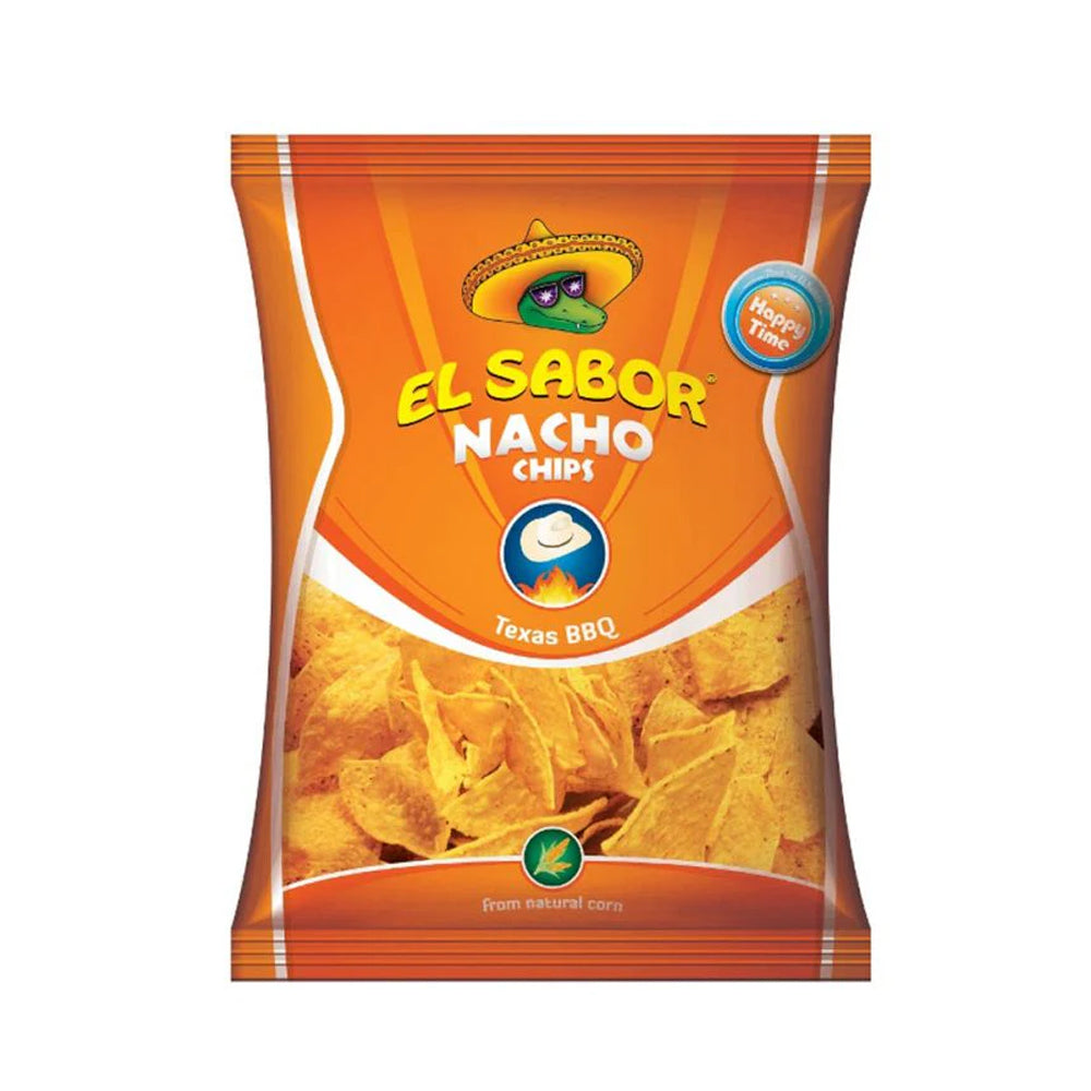 El Sabor Nacho BBQ Chips 100g