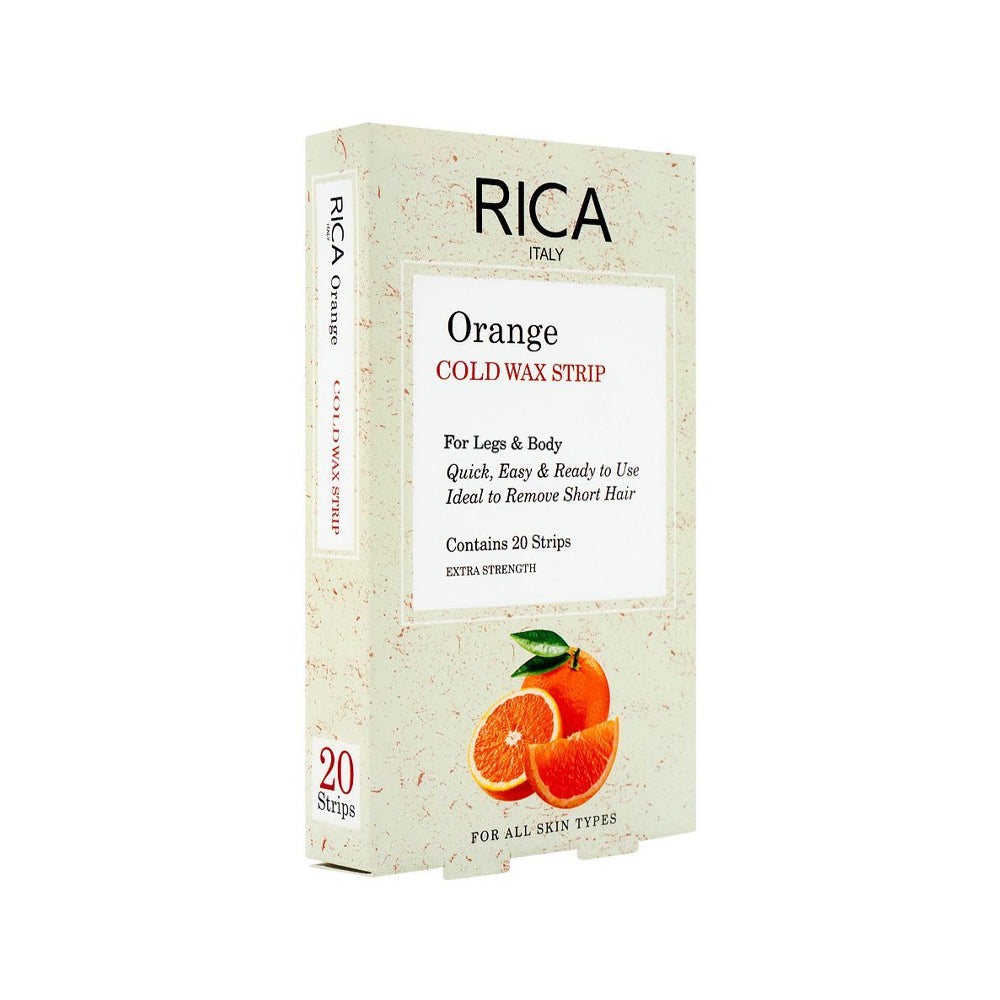 Rica Orange Cold Wax Strip 20s