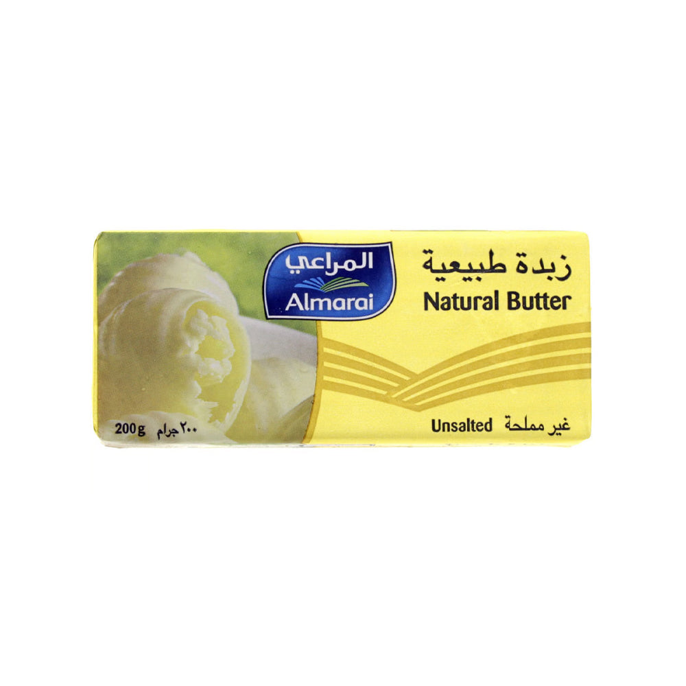 Almarai Natural Butter - Unsalted 200g
