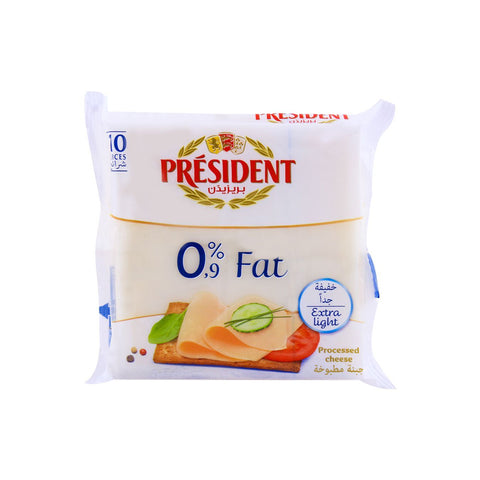 President 0% Fat 10 Slice 200g
