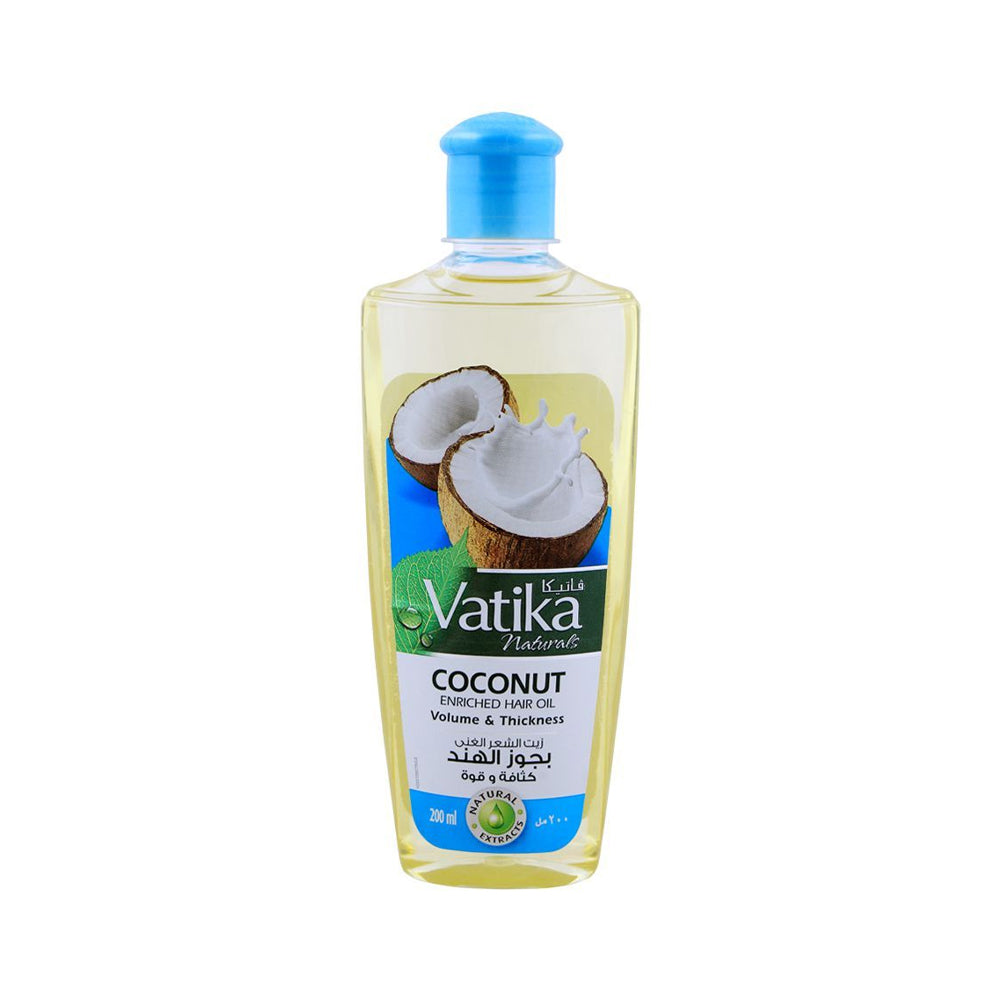 Vatika Hair Oil Volume & Thickness Coconut 200ml