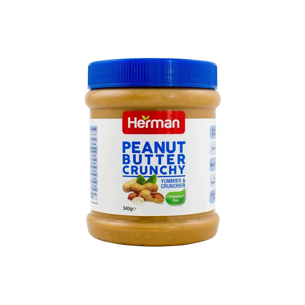 Herman Peanut Butter Crunchy 340g