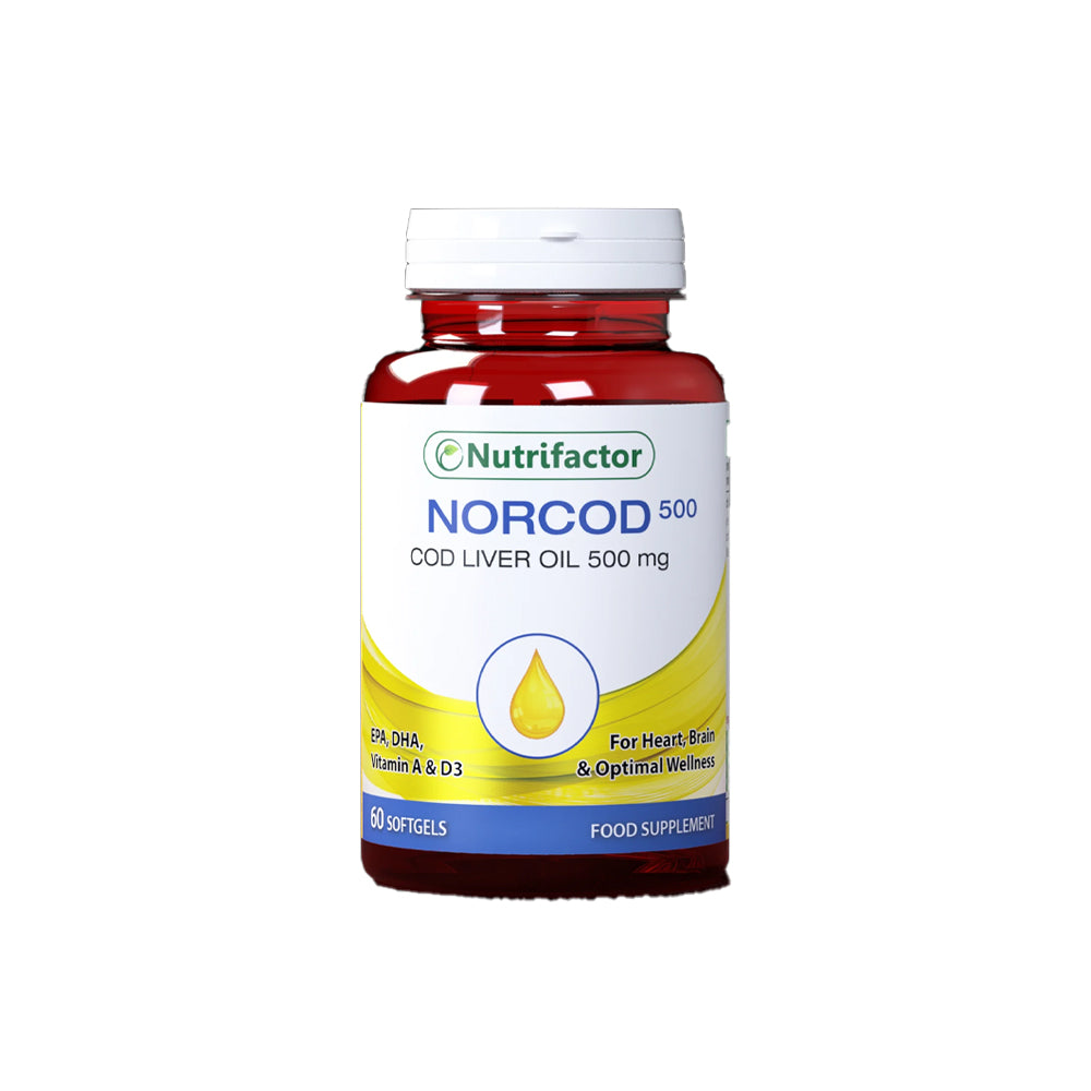 Nutrifactor Norcod 500mg Cod Liver Oil  60s