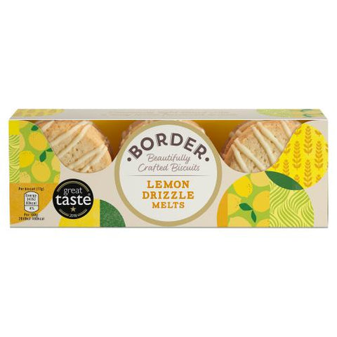 Border Lemon Drizzle Melts Biscuits 150g