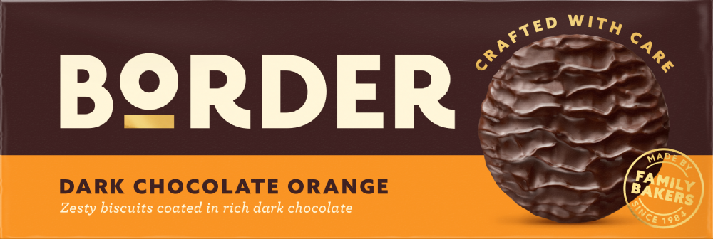Border Dark Chocolate Orange Biscuits 150g