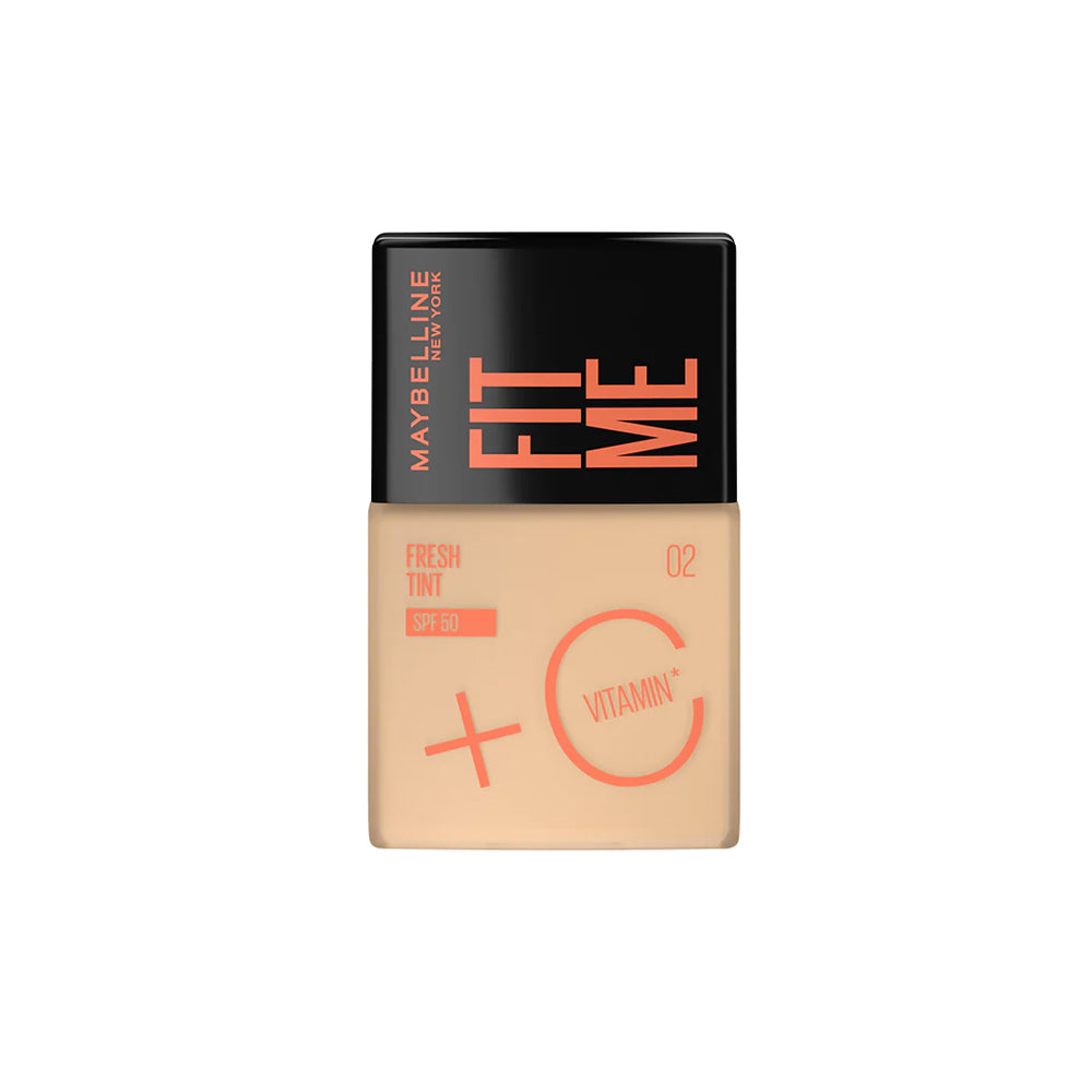 Maybelline Fit Me Foundation Fresh Tint SPF50 02