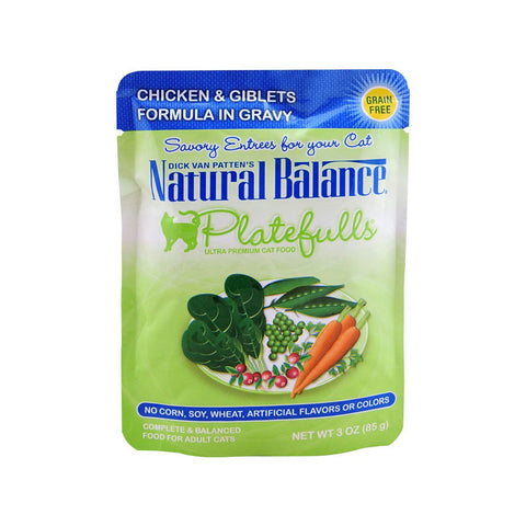 Natural Balance Chicken & Giblets Pouch 85g