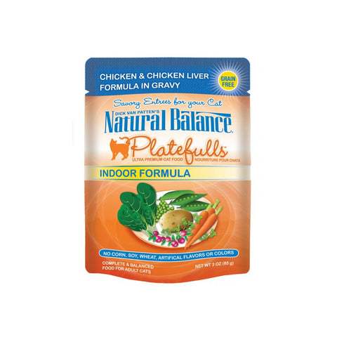 Natural Balance Chicken & Chicken Liver In Gravy Cat Food 85g