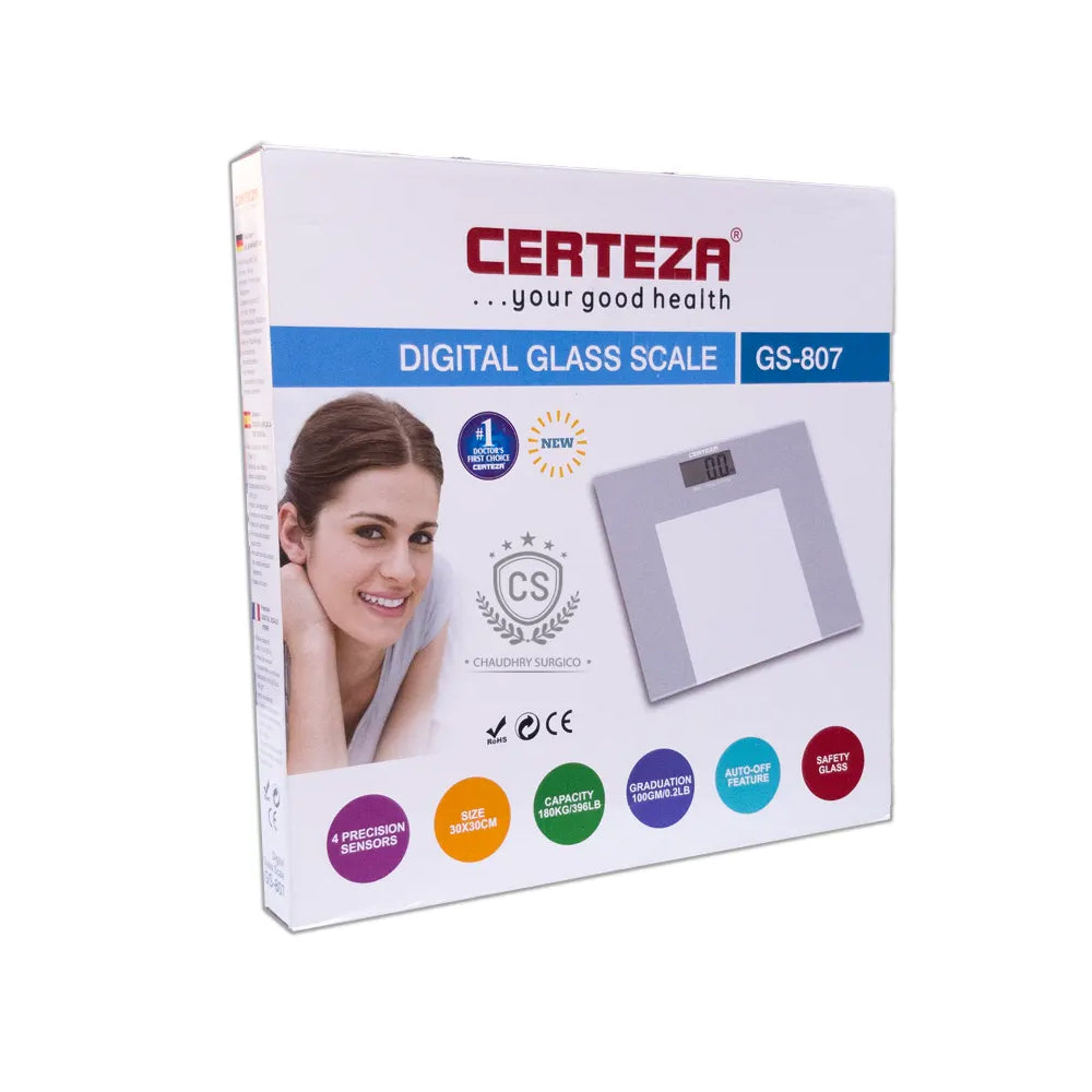 Certeza GS-807 Digital Glass Bathroom Scale