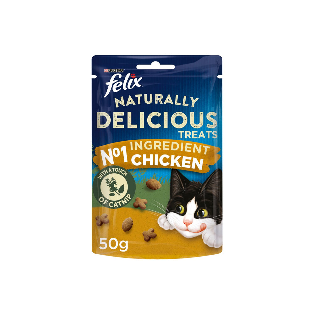 Felix Naturally Delicious Cat Treats Chicken 50g