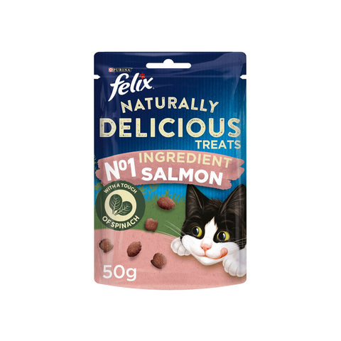 Felix Naturally Delicious Cat Treats Salmon 50g