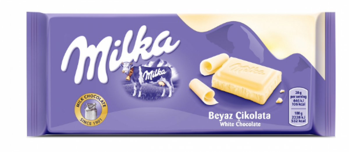 Milka White Chocolate 80g