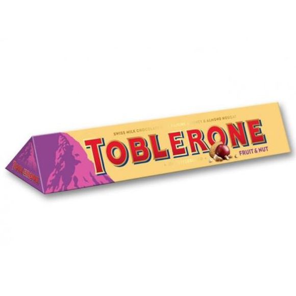 Toblerone Milk With Fruit Nut Chocolate 100gm