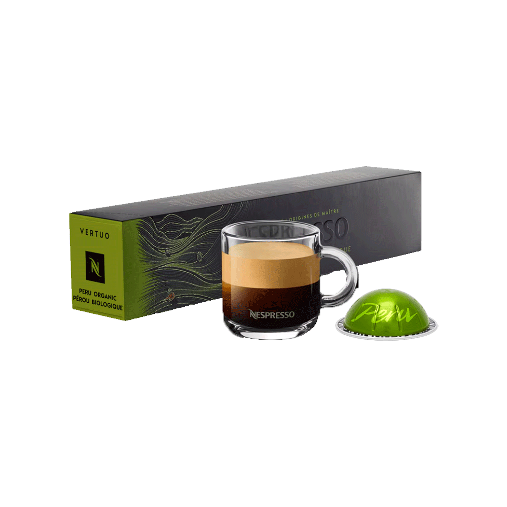 Nespresso Peru Nespresso Organic Espresso Pods Nespresso
