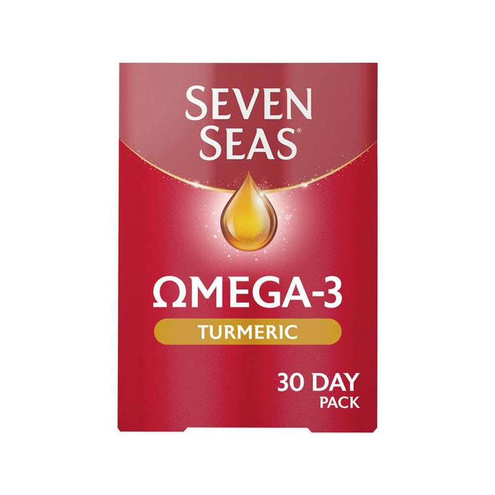 Seven Seas Omega-3 & Turmeric 30+30 Capsules
