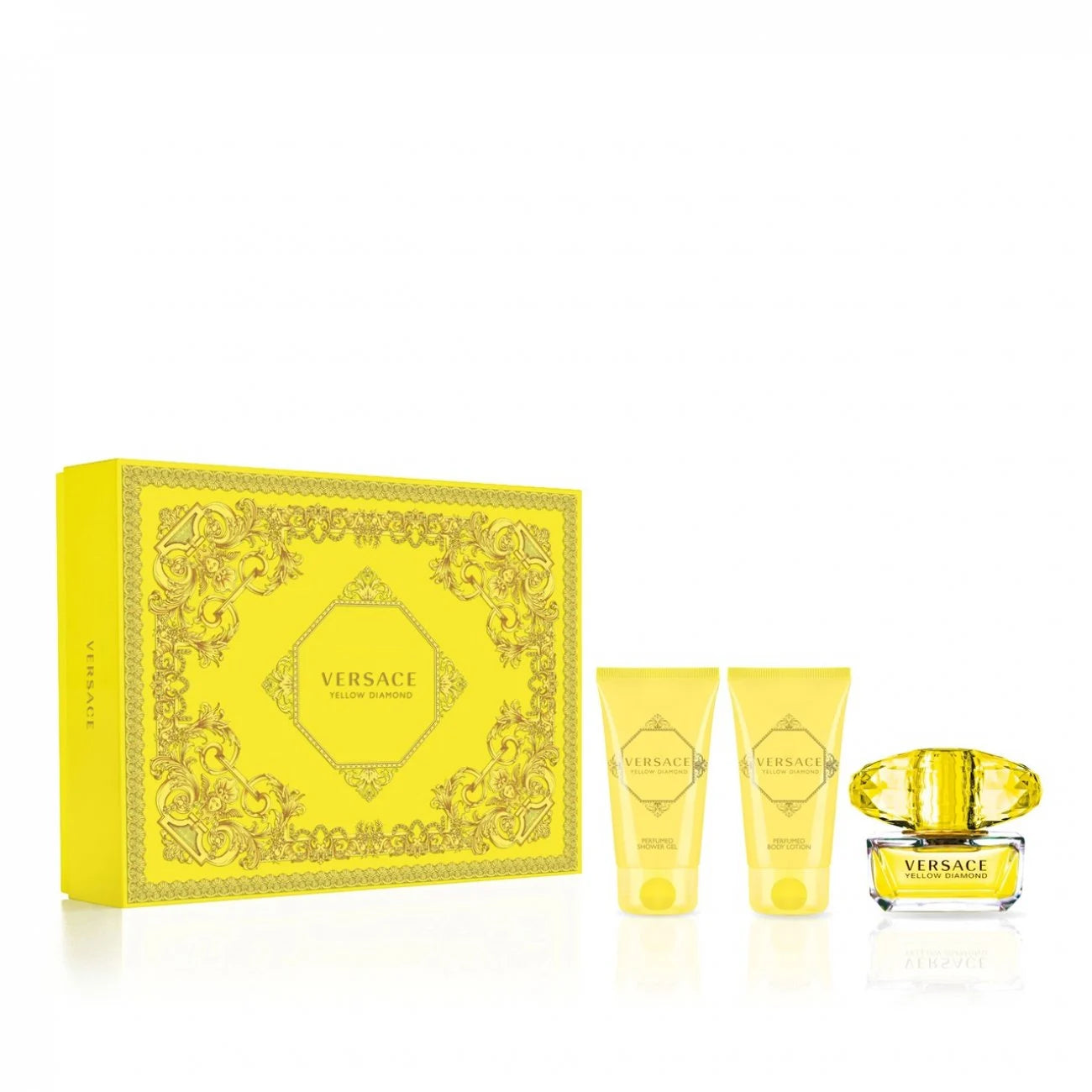 Versace perfume deals yellow diamond set