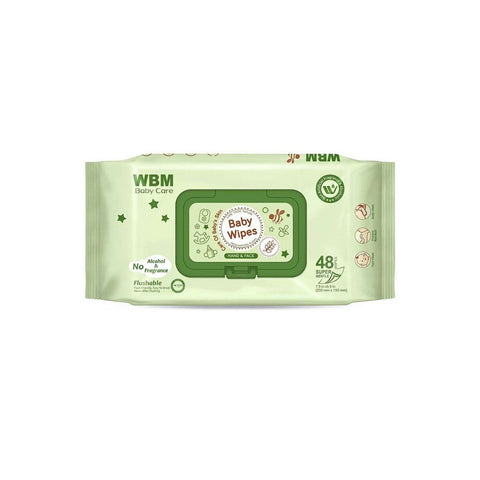 WBM Baby Care Baby Wipes Hand & Face 48s