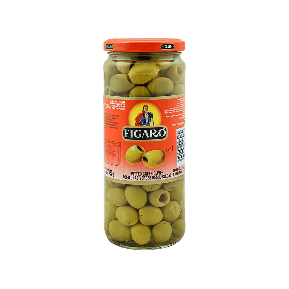 Figaro Pitted Green Olives 340g